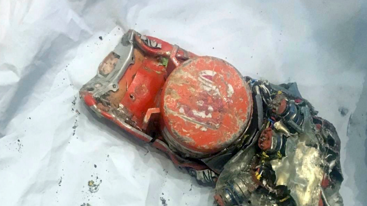 Photo shows one of the black box flight recorder from the crashed Ethiopian Airlines jet. (BEA via AP)