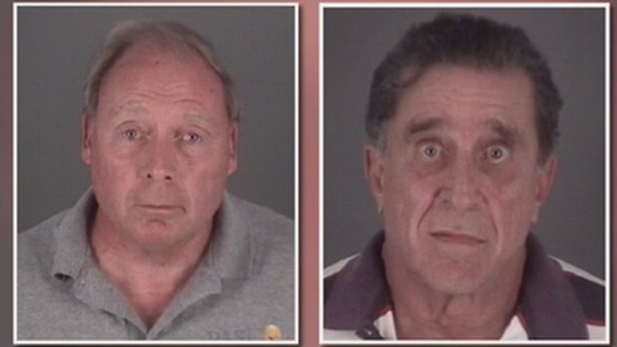 Port Richey acting Mayor Terrence Rowe (left) and former Mayor Dale Glen Massad are facing conspiracy charges.