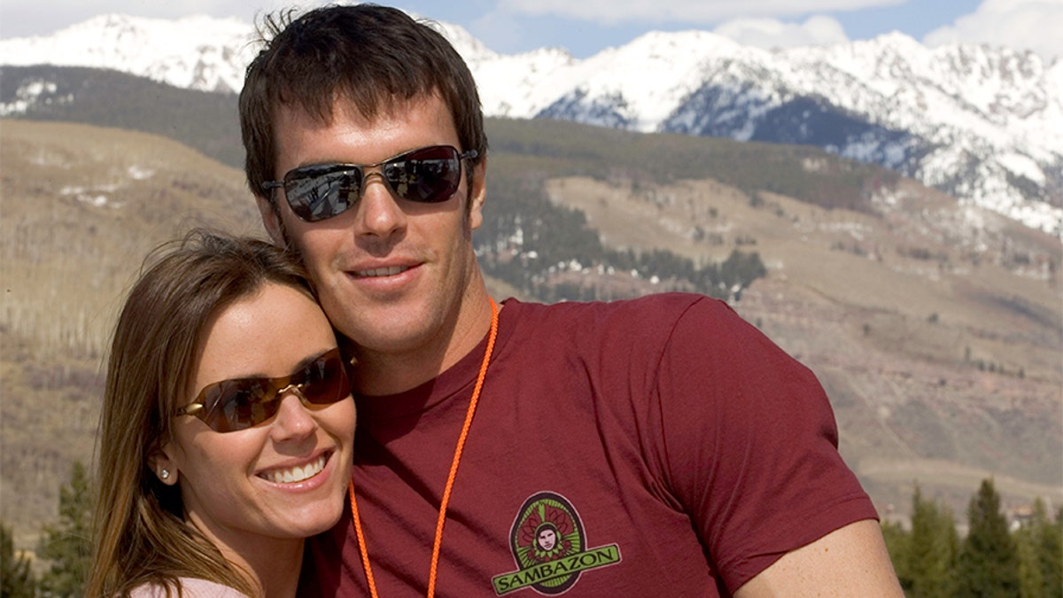 VAIL, CO - APRIL 18: Reality TV stars Trista Sutter and Ryan Sutter pose on April 18, 2005 in Vail, Colorado. — . Photo by Bo Bridges/Getty Images