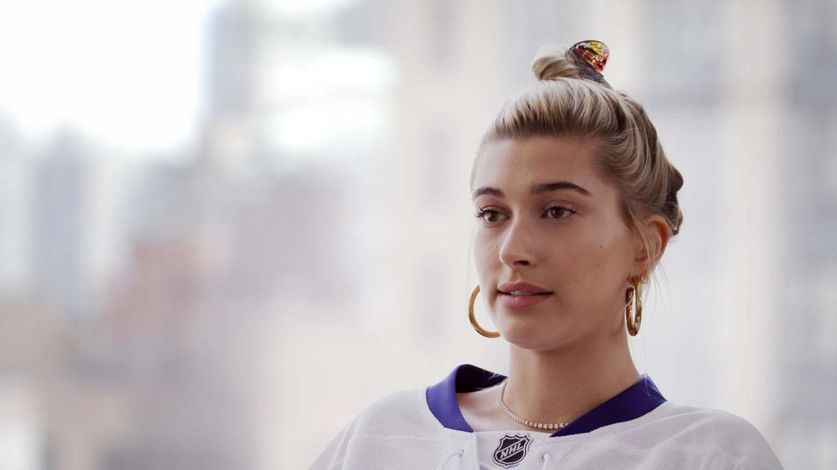 Hailey Bieber discusses her faith and purpose in the modeling industry on "NOW with Natalie" on the Hillsong Channel.