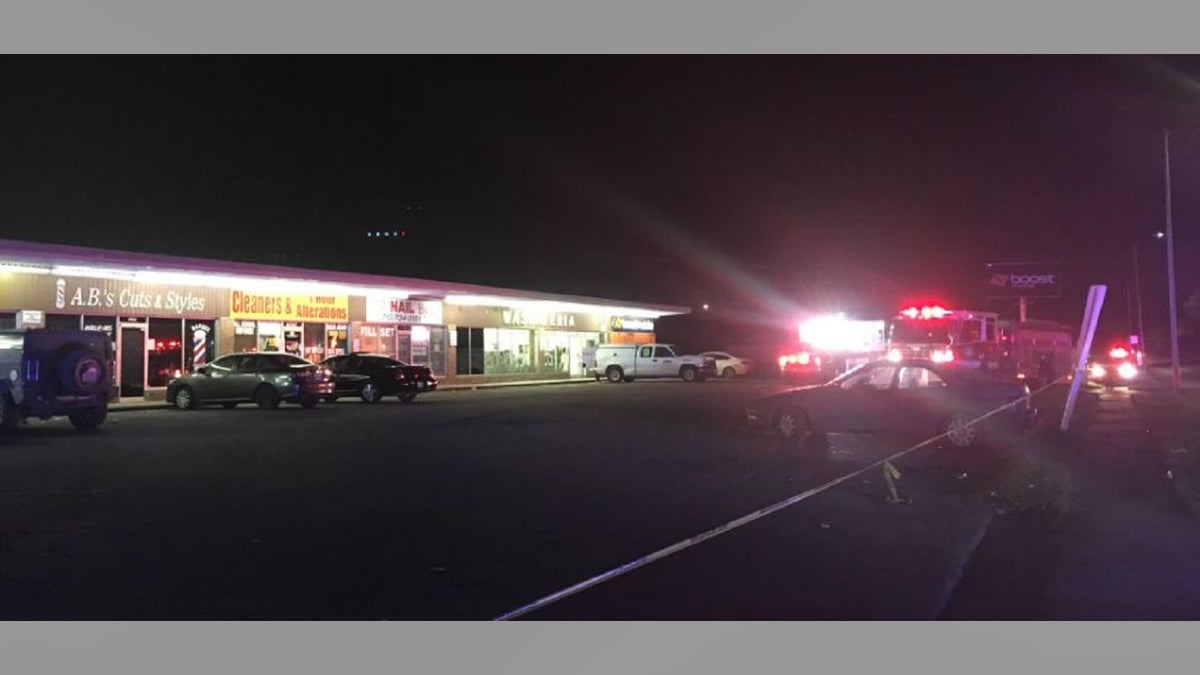 A Houston robbery suspect was killed in a shootout with a store clerk Wednesday.