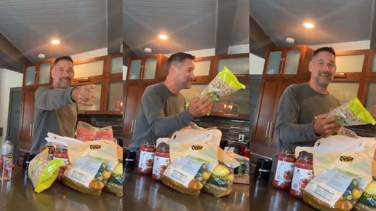 One California father has gone massively viral on Twitter for his sheer joy in showing off the grocery haul from his first-ever trip to Costco.