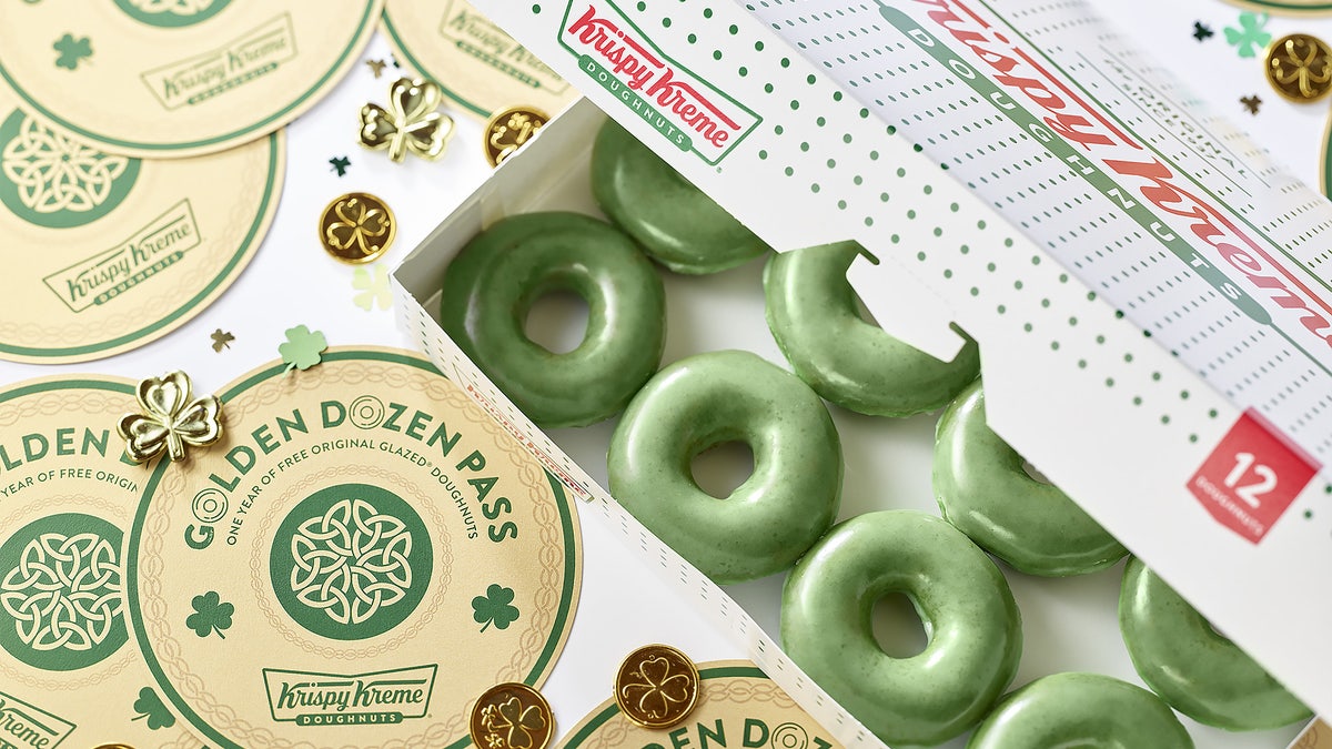 For a limited time between March 15 and March 17, Krispy Kreme will be celebrating the St. Patrick’s Day weekend with the return of its “O’riginal” glazed doughnuts.
