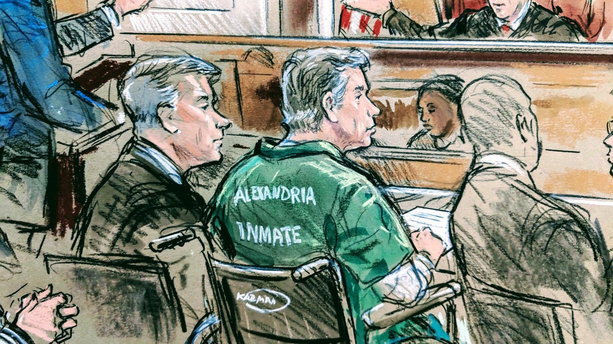 Paul Manafort, pictured here in court on Thursday, was sentenced to 47 months in prison. 