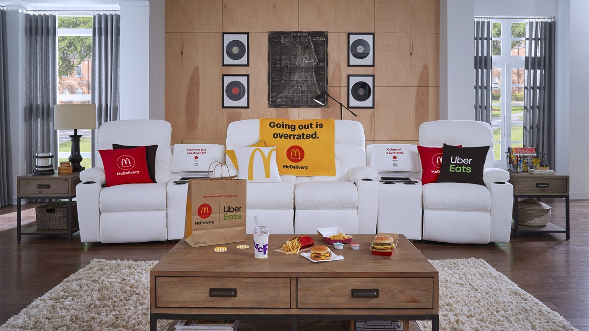 To win the couch, you have to enter through Twitter.