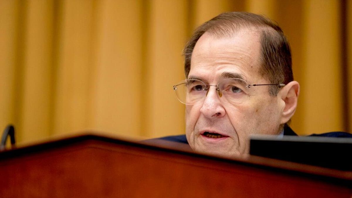 FILE - In this Friday, Feb. 8, 2019 file photo, Judiciary Committee Chairman Jerrold Nadler, D-N.Y., questions Acting Attorney General Matthew Whitaker as he appears before the House Judiciary Committee on Capitol Hill, in Washington. Emboldened by their new majority, Democrats are undertaking several broad new investigations into President Donald Trump and setting the stage for a post-Robert Mueller world. Nadler has helped lead the charge to pressure the Justice Department to release the full report by Mueller to the public. (AP Photo/Andrew Harnik, File)