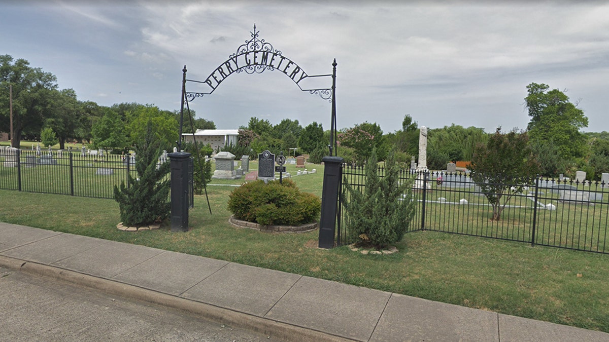 A caretaker at a Texas cemetery made a grim discovery earlier this month, finding the body of an infant buried in a flowerpot, police said Wednesday.