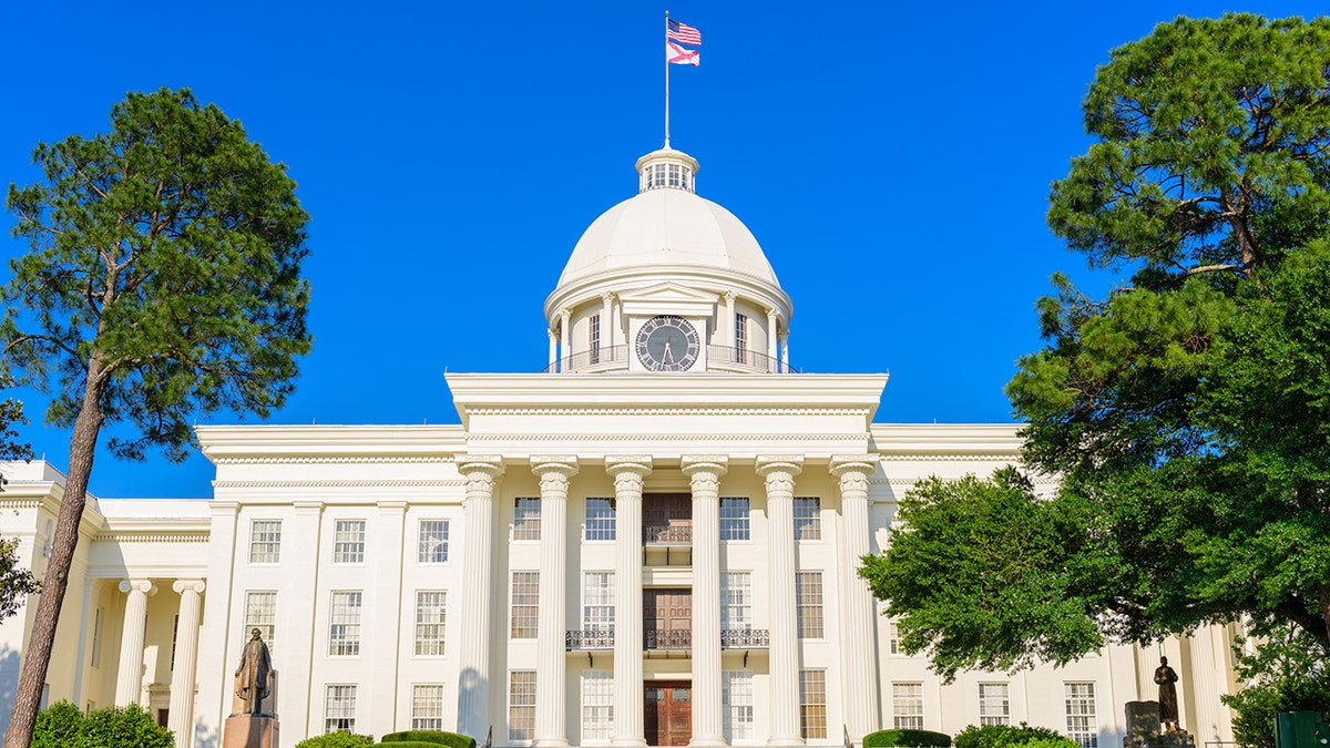 Alabama State Capitol in Montgomery, Alabama.
