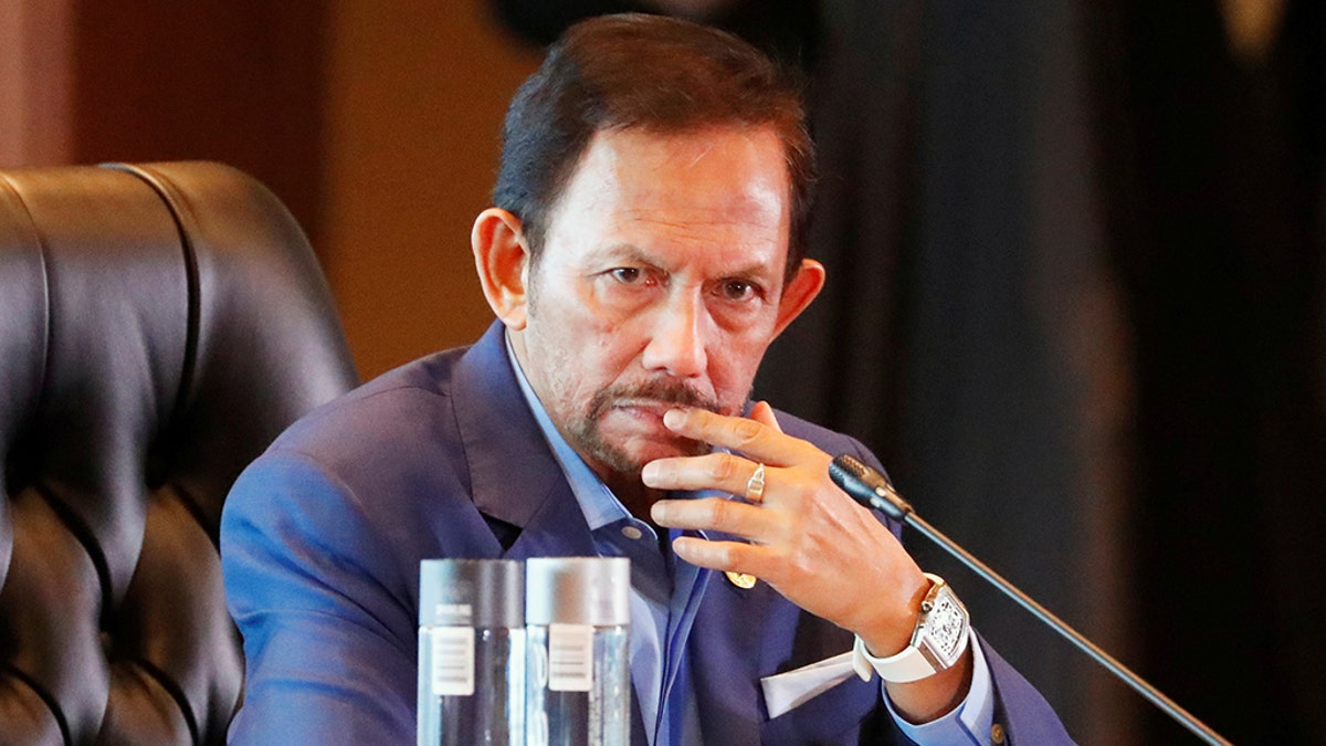 Brunei's Sultan Hassanal Bolkiah attends the retreat session during the APEC Summit in Port Moresby, Papua New Guinea, last November. (REUTERS/David Gray/File Photo)