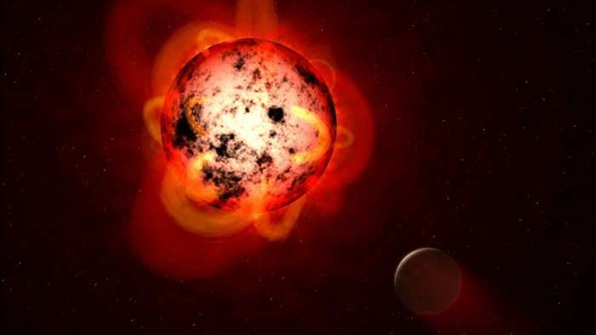 A rocky planet orbiting Proxima Centauri might sustain liquid water (artist’s depiction). (Credit: NASA, ESA, G. Bacon (STSc))