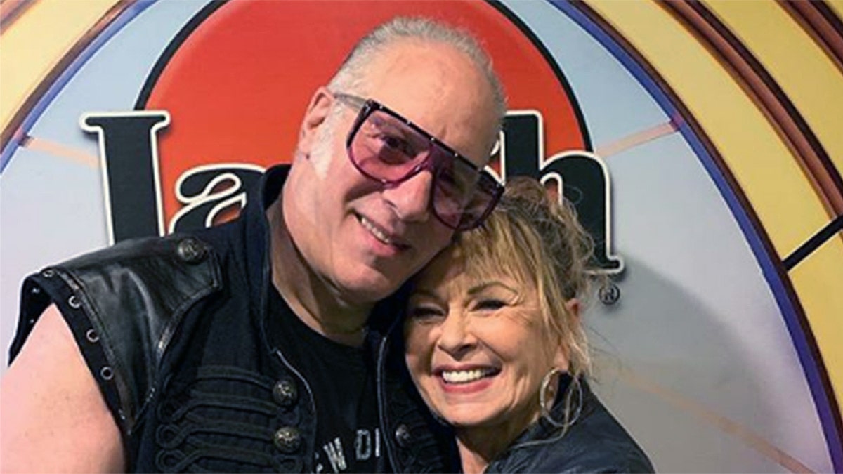 Andrew Dice Clay and Roseanne Barr