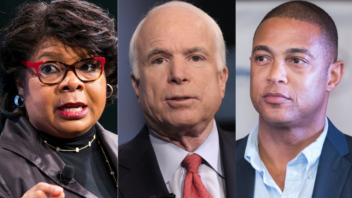 April Ryan, John McCain and Don Lemon