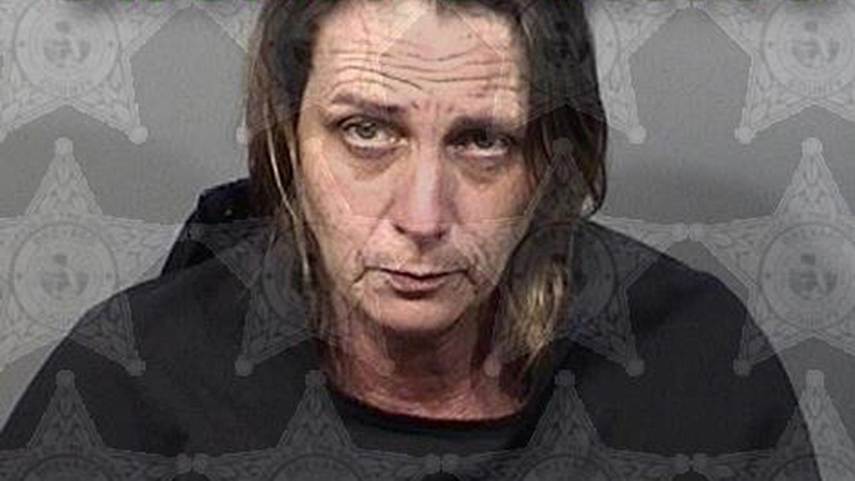 Mugshot for Lorie Morin, 47, of Cocoa, Fla, charged with shooting her boyfriend during an argument over snoring. 