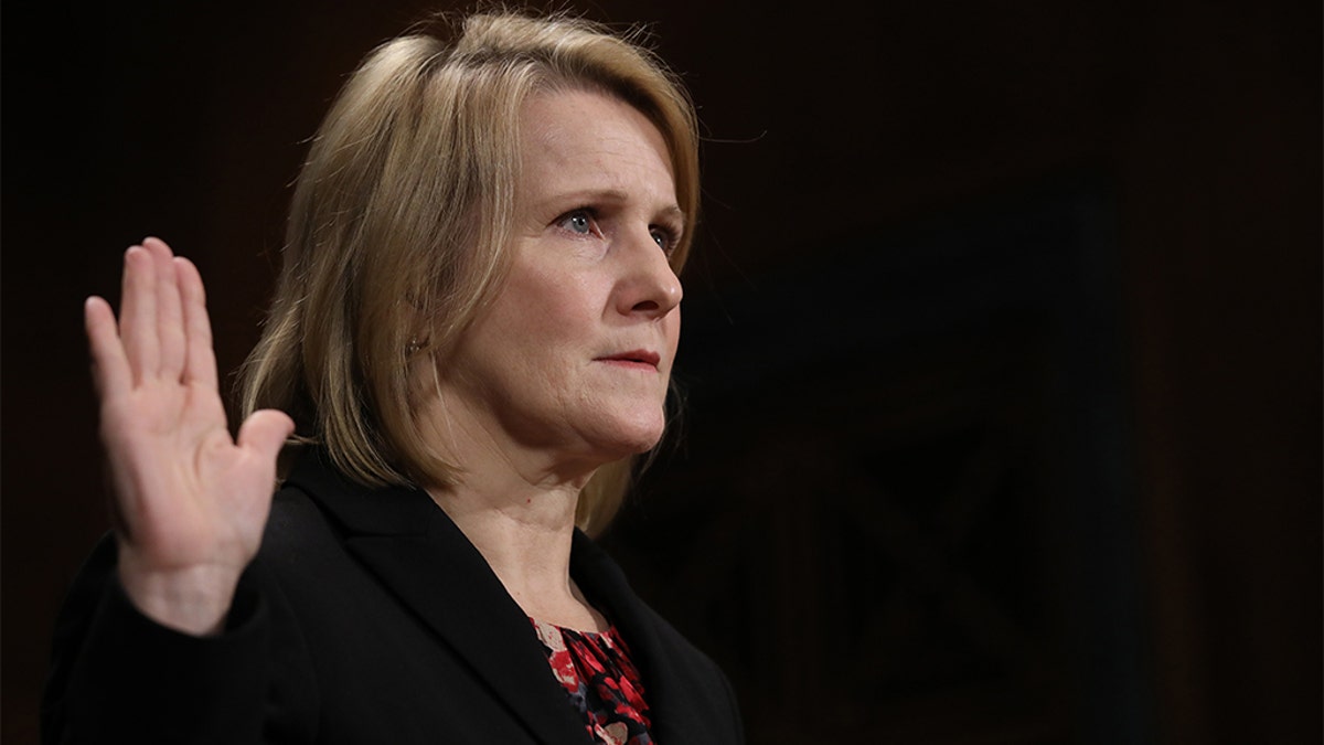 WASHINGTON, DC - OCTOBER 24: Bridget S. Bade, nominated by President Trump and later confirmed to be a U.S. circuit judge for the Ninth Circuit, is sworn in during a judicial nomination hearing held by the Senate Judiciary Committee October 24, 2018 in Washington, DC. (Photo by Win McNamee/Getty Images)