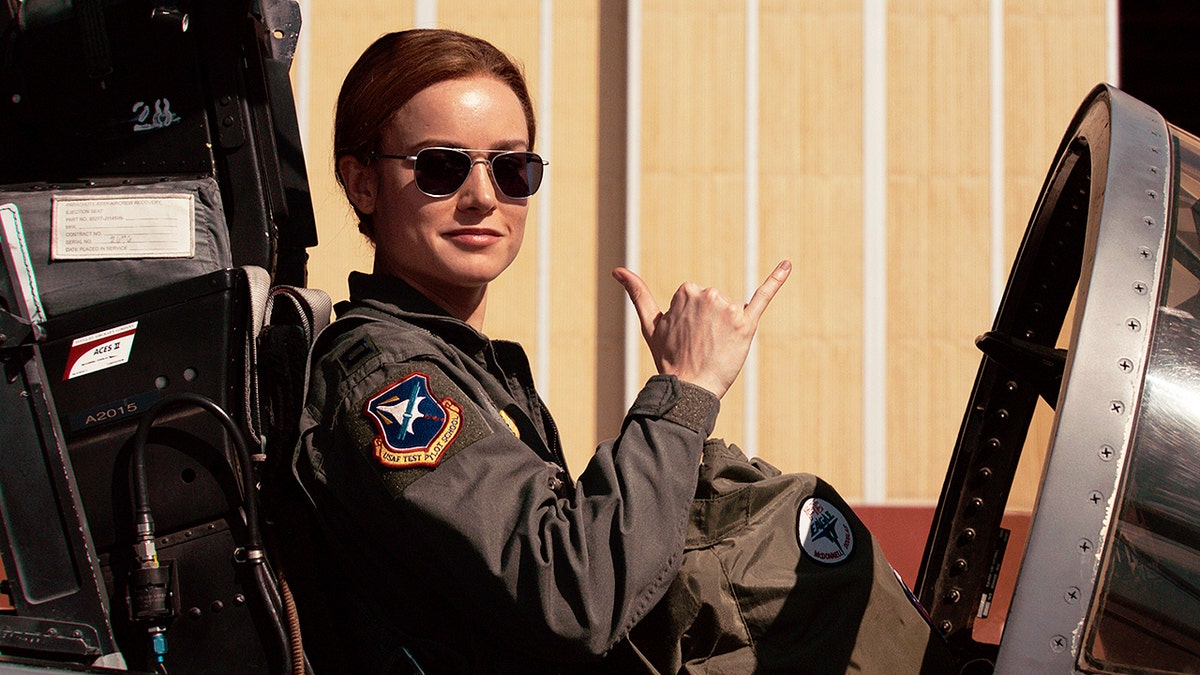 This image released by Disney-Marvel Studios shows Brie Larson in a scene from 