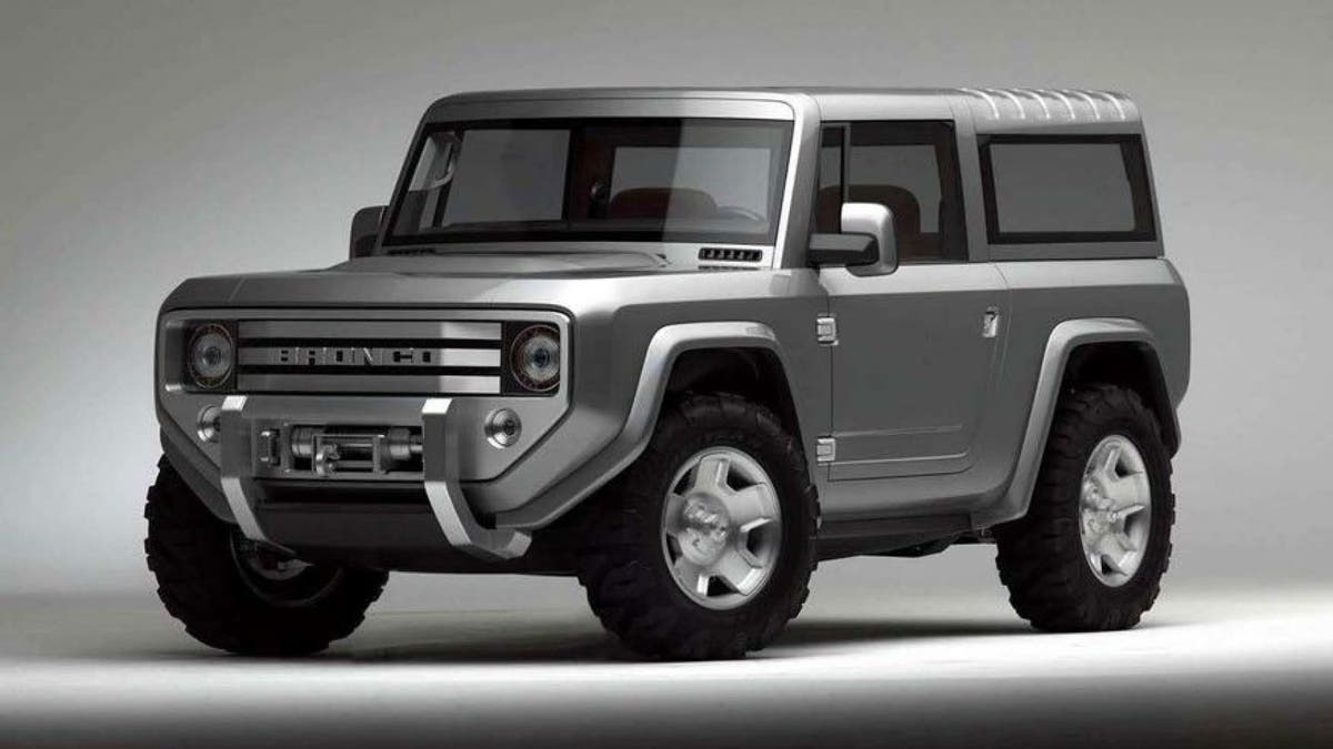 A 2004 Bronco concept featured many of the styling elements described by the dealers.