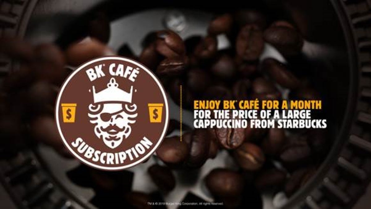 The BK Café Coffee Subscription rolled out last week and offers guests a brewed small cup of coffee every day, at anytime.