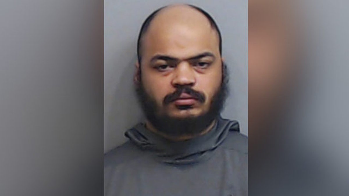 Darryl Bynes, 32, was booked at the Fulton County Jail. He is facing murder charges over the fatal shooting of 19-year-old Omarian Banks.