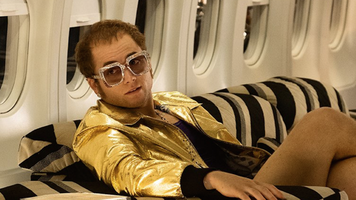 Taron Egerton plays Elton John in the biographical film "Rocketman" premiering on May 31.