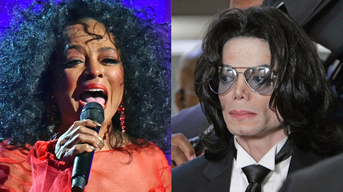 Diana Ross and Michael Jackson