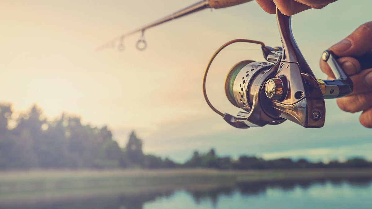 A stock photo of a fishing pole