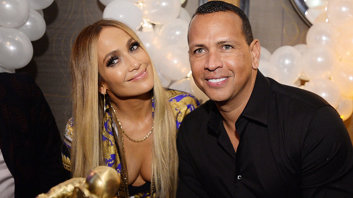 NEW YORK, NY - AUGUST 21:  Jennifer Lopez and Alex Rodriguez attend Jennifer Lopez's MTV VMA's Vanguard Award Celebration at Beauty & Essex on August 21, 2018 in New York City.  (Photo by Andrew Toth/Getty Images for TAO Group)