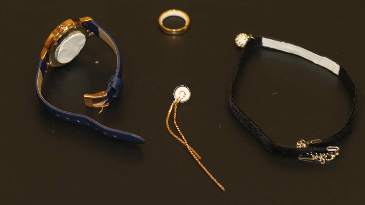 Different types of jewelry could be used. (Mark Prausnitz, Georgia Tech)