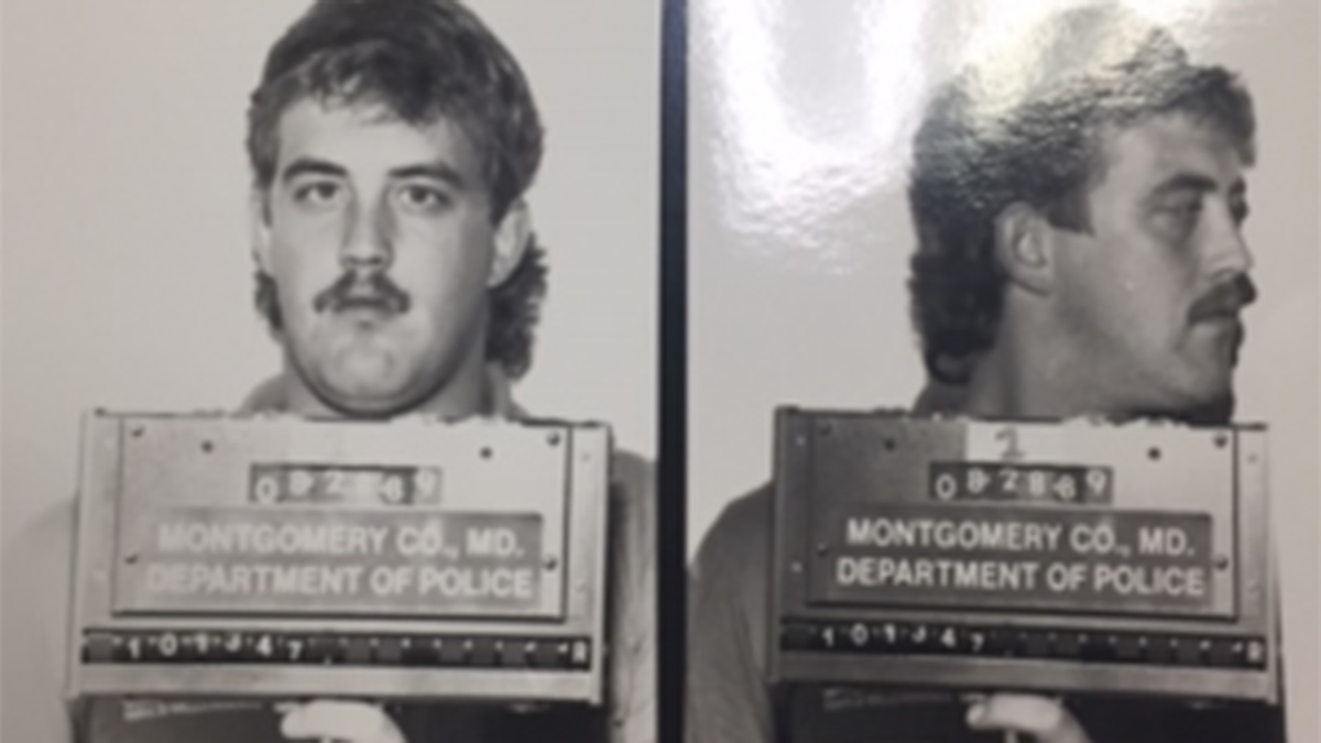 Mug shot for Kenneth Day when he was 24 in 1989. Police last week tied Day to an unsolved 1989 in Rockville, Md., using DNA and forensic genealogy.