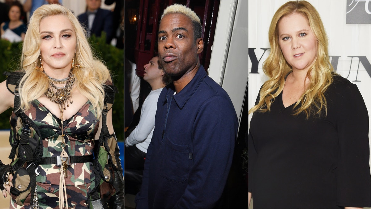 Madonna, Chris Rock and Amy Schumer