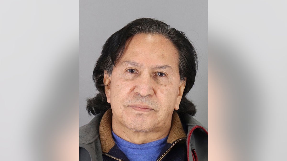  San Mateo County Sheriff's Office spokeswoman Rosemerry Blankswade said Monday that Alejandro Toledo was arrested Sunday night near a restaurant near the San Francisco Bay city of Menlo Park.