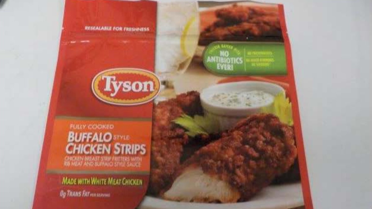 Tyson said the recall affects approximately 69,093 pounds of chicken strips.
