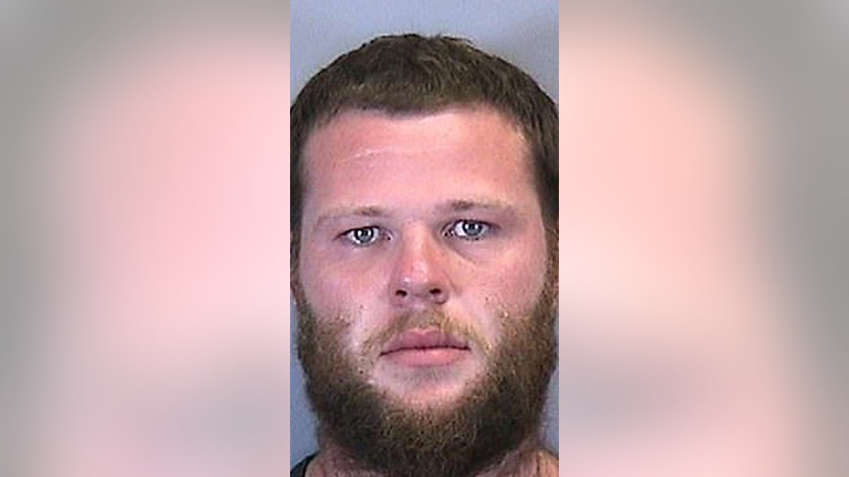 Zachari Brock, 24, of Bradenton, has been accused in a hit-and-run crash in Sarasota, Thursday, that was caught on video.