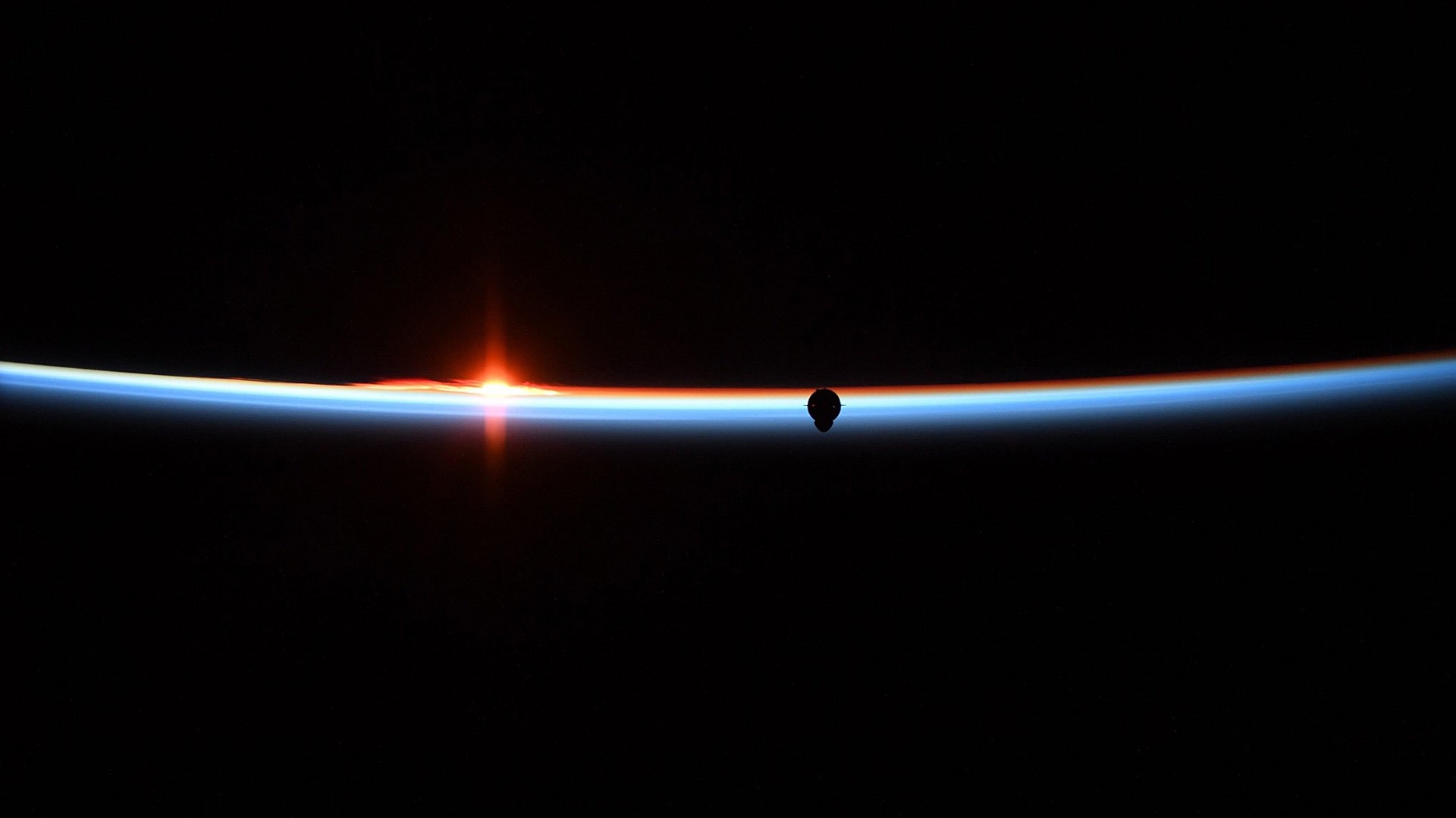 SpaceX's Crew Dragon capsule approaches the International Space Station, March 3, 2019. 