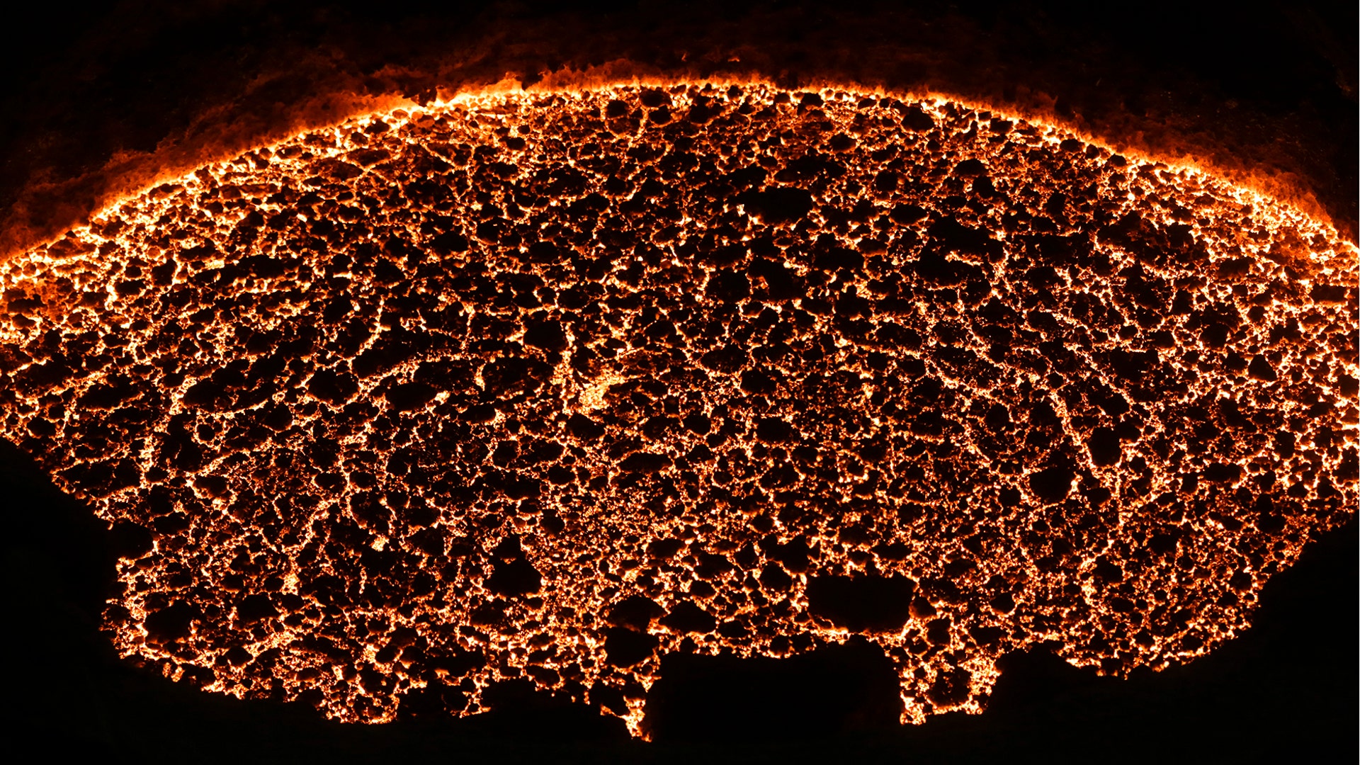 Liquid iron in a steel pouring ladle waits for further processing at the steel producer Salzgitter AG in Salzgitter, Germany, March 5, 2019. 
