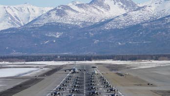Air Force squadrons showcase 'overwhelming combat airpower' during elephant walk