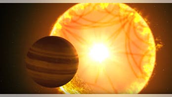 Starquakes rock alien sun, revealing details of a 'Hot Saturn'