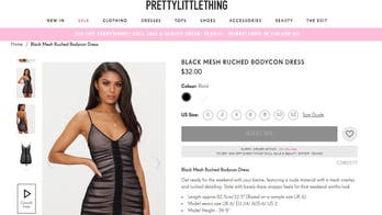 Woman slams sexy black mesh bodycon dress as a 'joke,' reveals how 'size 8' allegedly fits