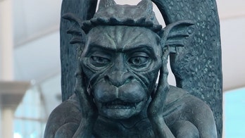Denver airport's talking gargoyle spooks travelers