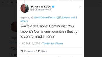 Kansas DOT’s official Twitter account calls Trump a ‘delusional communist’