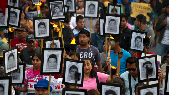 No 'financial ceiling' in search for missing in Mexico