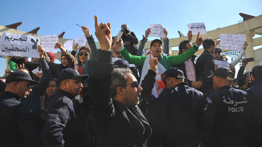 New Algerian protest against president's bid for 5th term