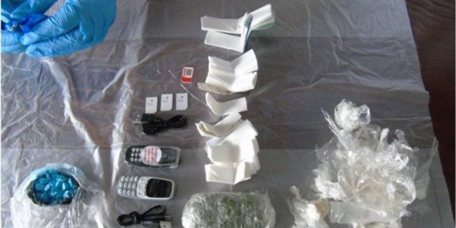 Inside the rats, police found a large number of drugs, including a “legal high” spice, cannabis, tobacco, mobile phones, charges, sim cards, and cigarette papers.