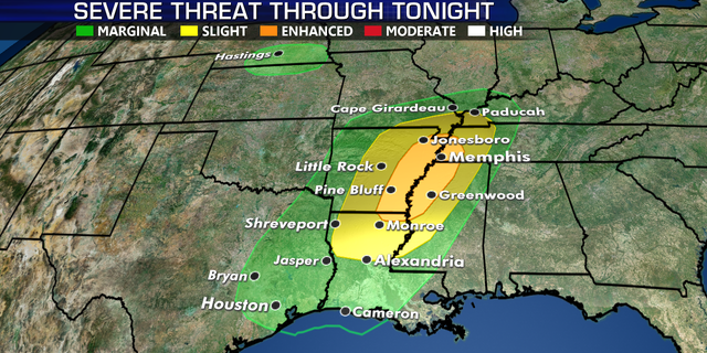 The severe weather threat from the "bomb cyclone"