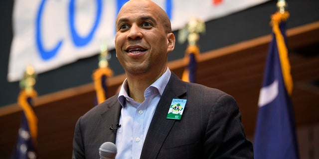 2020 Democratic presidential candidate Sen. Cory Booker speaks during a town hall meeting in Rock Hill, S.C., on Saturday, March 23, 2019. (Associated Press)