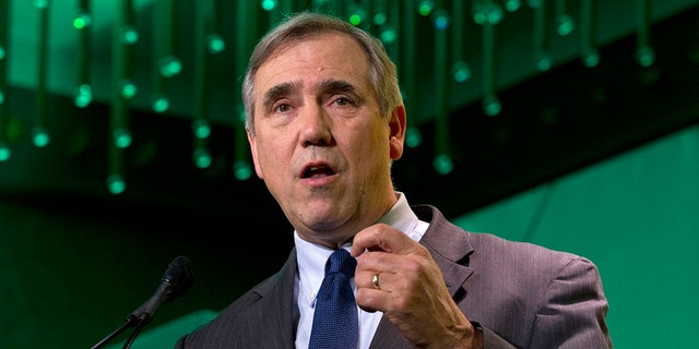 Sen. Jeff Merkley was back home in Oregon this week because his mother died