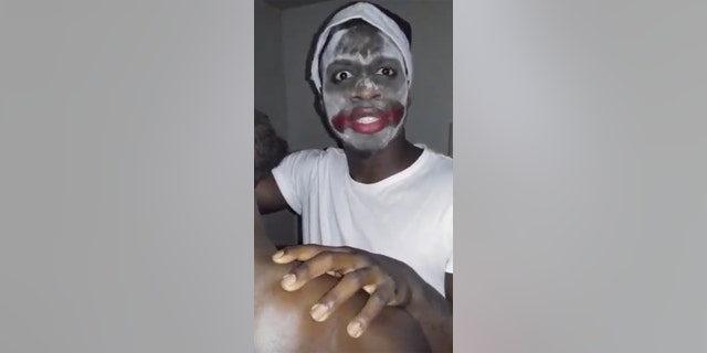 Abel Osundairo as the Joker in a YouTube video.