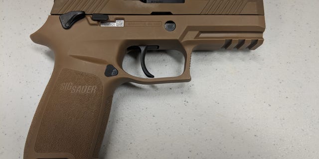 The Air Force Security Forces Center, in partnership with the Air Force Small Arms Program Office, has begun fielding the new M18 Modular Handgun System to Security Forces units. (U.S. Air Force photo by Vicki Stein/Released)