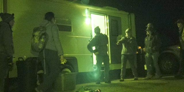 With freezing temperates on the first night of the search, around 10 of the volunteers showed up