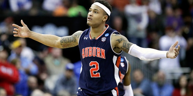 Bryce Brown was Auburn's joint top scorer in the overtime win with 24 points. (AP Photo/Charlie Riedel)