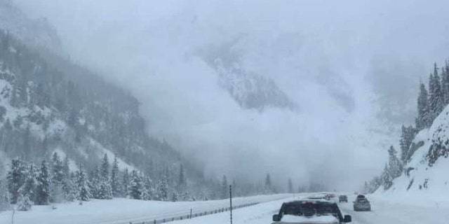 An avalanche barreled through Ten Mile Canyon between Frisco and Copper Mountain along Interstate 70 on Sunday.